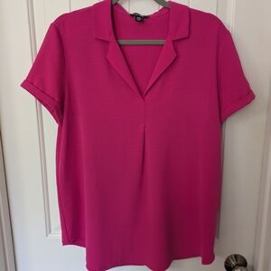 Hilary Radley Fuchsia Blouse